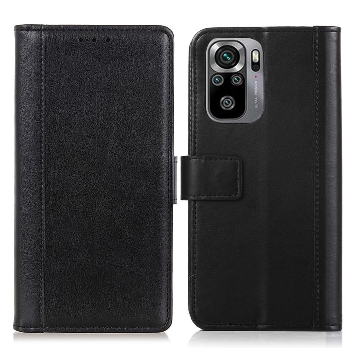 Bild 1, Xiaomi Redmi Note 10S - Läder Fodral - Svart