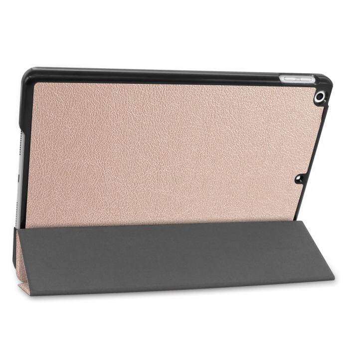 Bild 5, iPad 10.2 2019/2020/2021 Fodral Tri-Fold Guld
