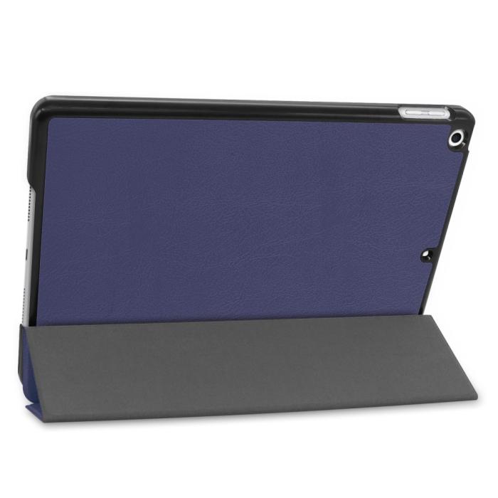 Bild 5, iPad 10.2 2019/2020/2021 Fodral Tri-Fold Mörk Blå