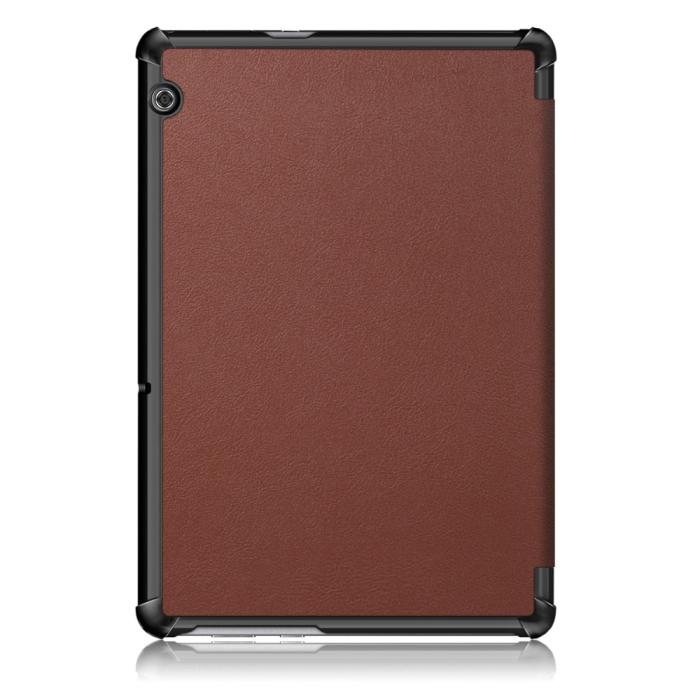 Bild 3, Huawei MediaPad T5 10 - Tri-Fold Fodral - Brun