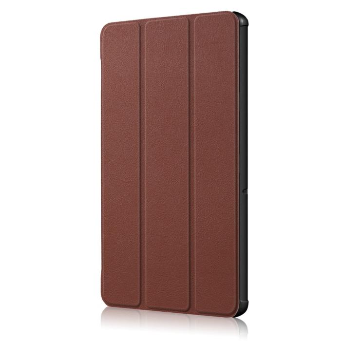 Bild 4, Huawei MediaPad T5 10 - Tri-Fold Fodral - Brun