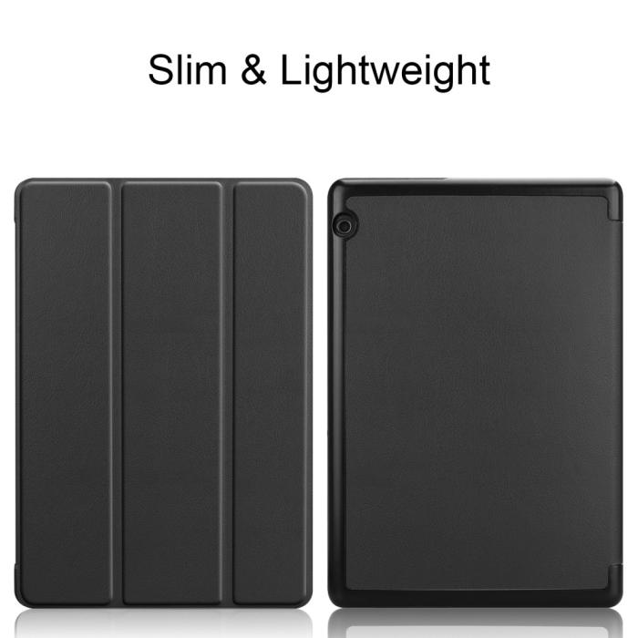 Bild 2, Huawei MediaPad T5 10 - Tri-Fold Fodral - Svart