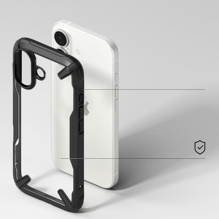 Bild 4, Ringke iPhone 17 Skal Fusion X Svart