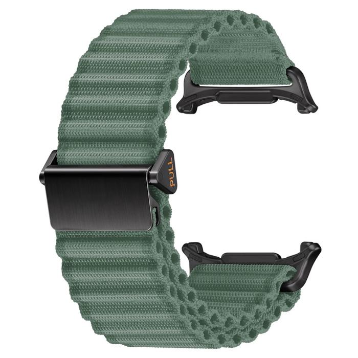Bild 1, Galaxy Watch Ultra (2025) 47 mm Armband Nylon Justerbart