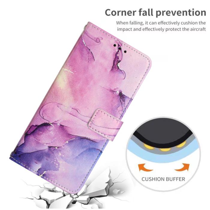Bild 4, Xiaomi 17T Fodral Läder Marmor Rosa