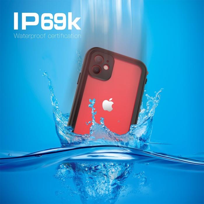 Bild 4, REDPEPPER iPhone 11 Skal 360 Vattentätt IP68 Svart