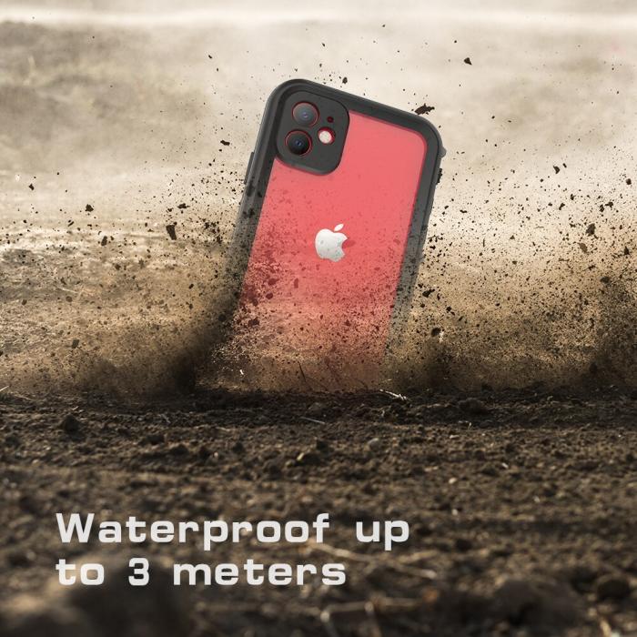 Bild 5, REDPEPPER iPhone 11 Skal 360 Vattentätt IP68 Svart