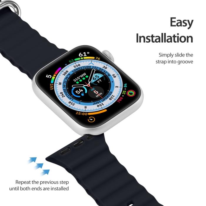 Bild 6, DUX DUCIS Apple Watch 42/44/45/49 mm Armband Wave