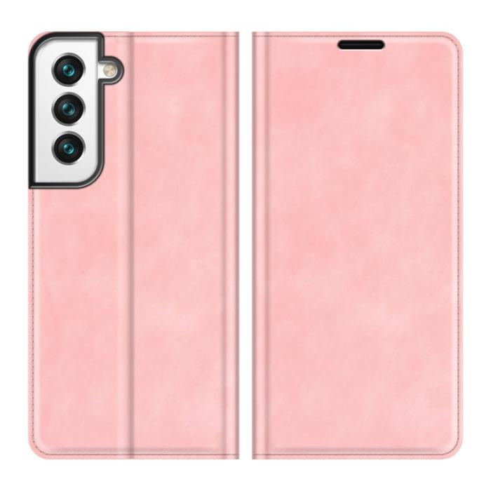 Bild 2, Samsung Galaxy S22 Fodral Retro Skin Touch Rosa