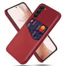KSQ Samsung Galaxy S23 Plus Skal Med Kortfack R&ouml;d