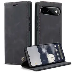 CASEME Google Pixel 11 / 11 Pro Fodral RFID L&auml;der Svart