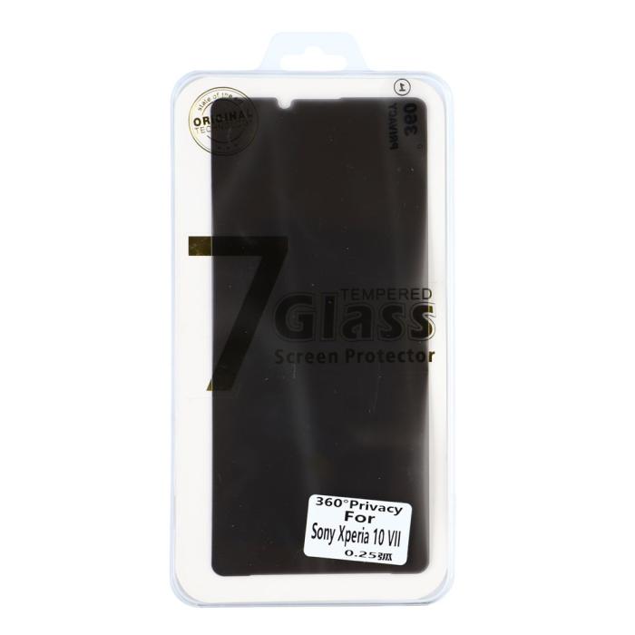 Bild 5, Sony Xperia 10 VII Skärmskydd Härdat Glas Privacy