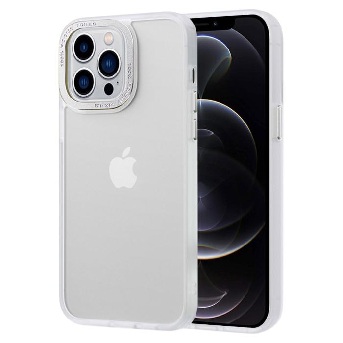 Bild 1, iPhone 12 / 12 Pro Skal Classic Hybrid Matt Vit