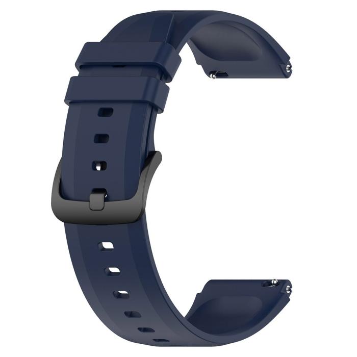 Bild 4, Silikon Armband Smartwatch (22 mm) Mörk Blå