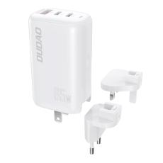 Dudao 65W GaN 3in1 Reseadapter Laddare PD QC Vit