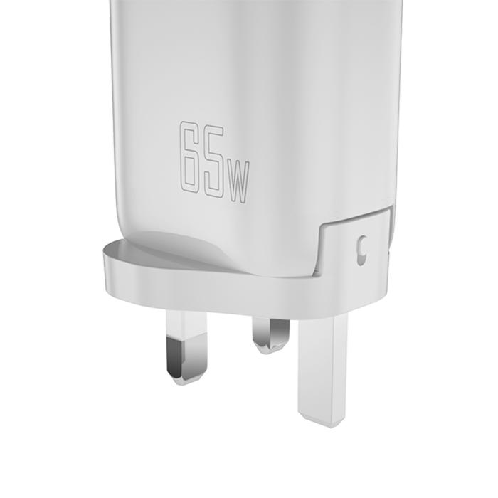 Bild 3, Dudao 65W GaN 3in1 Reseadapter Laddare PD QC Vit