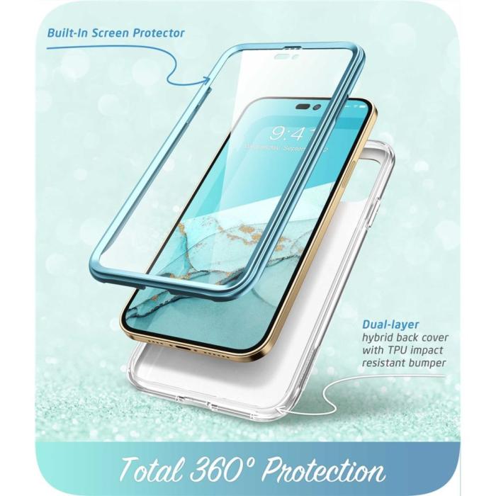 Bild 2, Supcase iPhone 14 Pro Max Skal Cosmo Ocean Blue