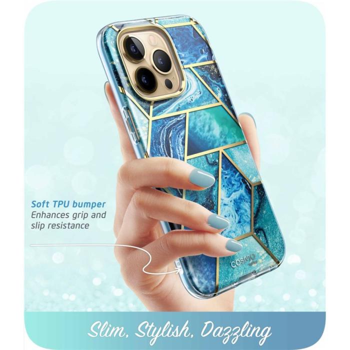 Bild 3, Supcase iPhone 14 Pro Max Skal Cosmo Ocean Blue
