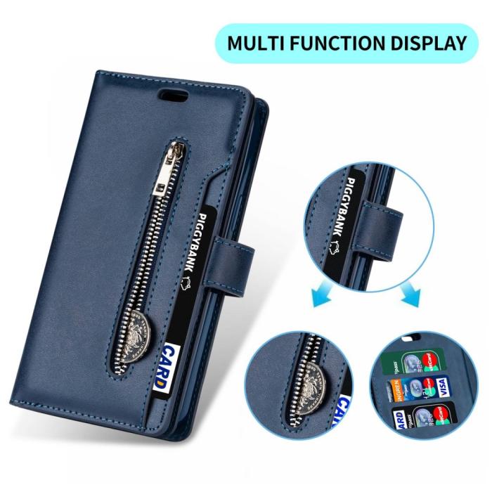Bild 6, Galaxy S24 Ultra Fodral Flerfack Multifunktionell Blå