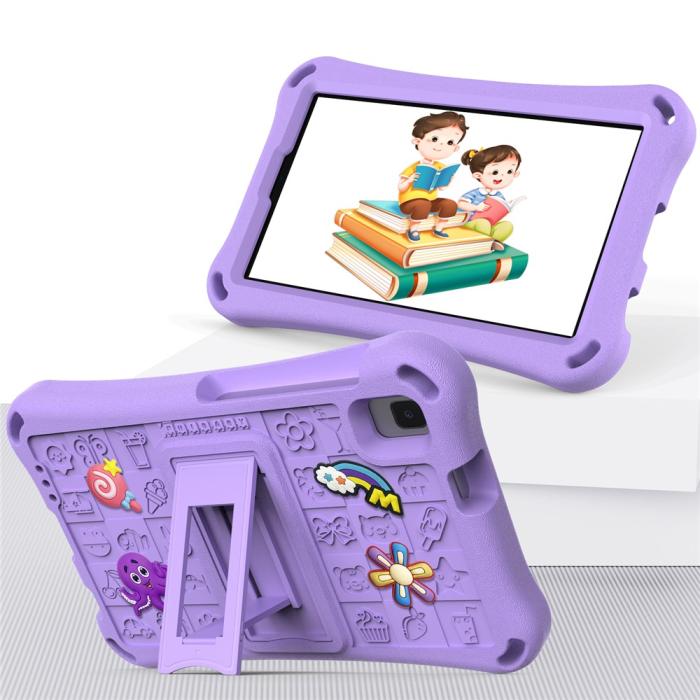 Bild 2, Galaxy Tab A11 / A9 / A7 Lite / A 8.0 Skal EVA Kickstand Lila