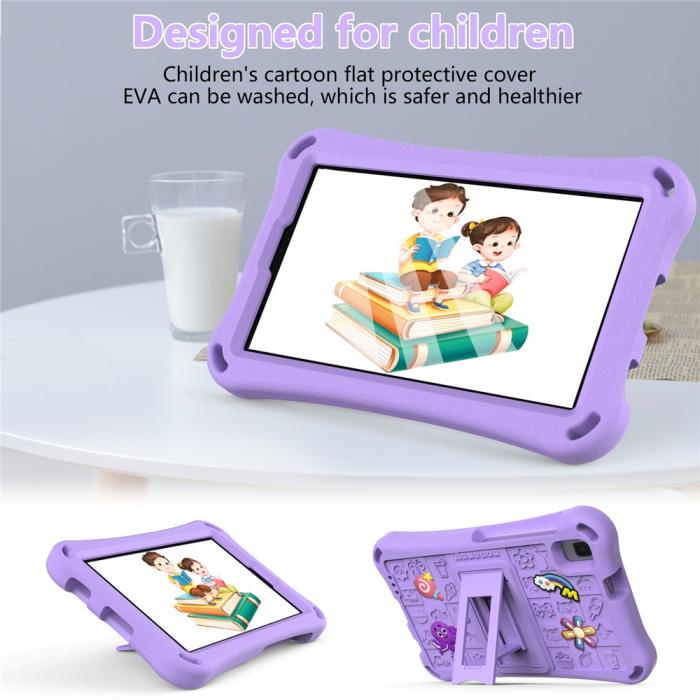 Bild 3, Galaxy Tab A11 / A9 / A7 Lite / A 8.0 Skal EVA Kickstand Lila