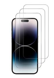 3-Pack - iPhone 16 Pro Härdat Glas Skärmskydd