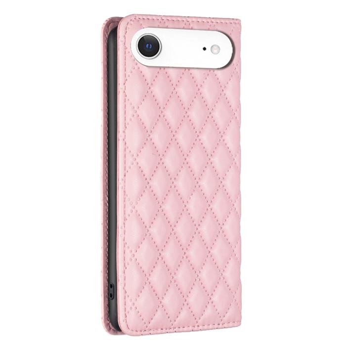 Bild 3, BINFEN iPhone Air Fodral Diamond Flip Läder Rosa
