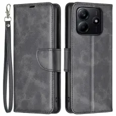 Xiaomi Redmi Note 14 4G Fodral L&auml;der Solid Shark Svart