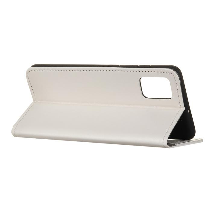 Bild 4, Samsung Galaxy A02s - Crazy Horse Fodral - Vit