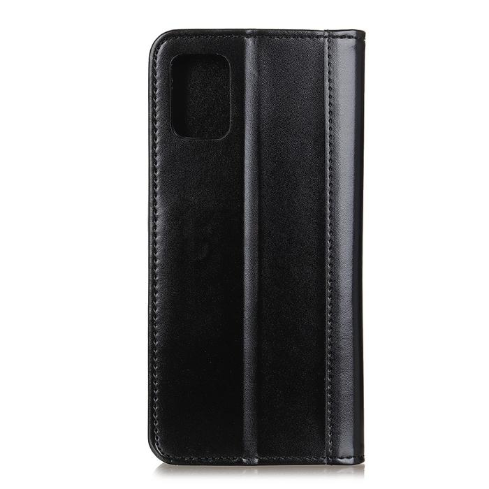 Bild 3, Xiaomi Redmi Note 10S - Läder Flip Fodral - Svart