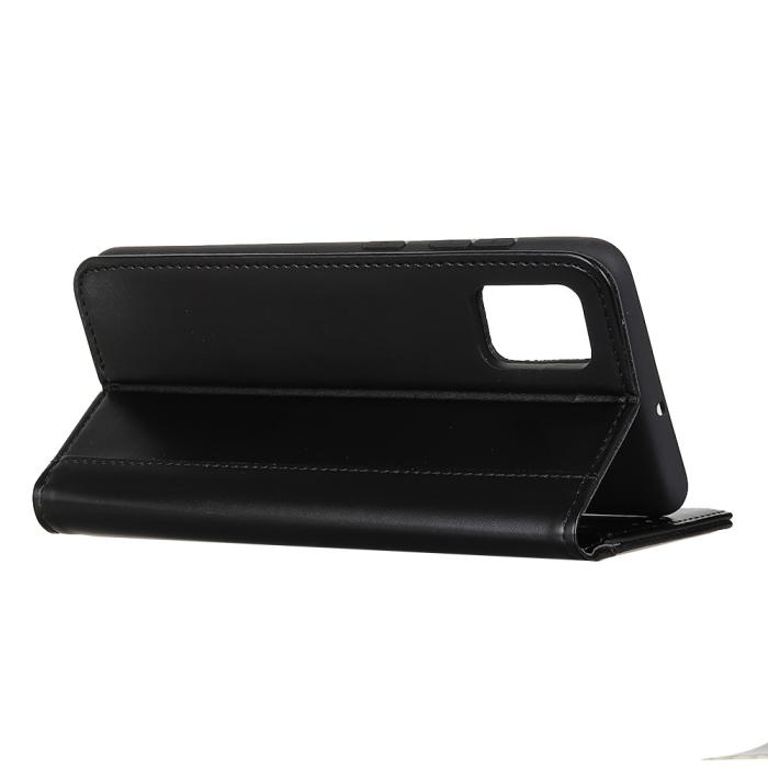 Bild 4, Xiaomi Redmi Note 10S - Läder Flip Fodral - Svart