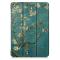 iPad 10.2 2019/2020/2021 Fodral Tri-Fold Peach Blossom