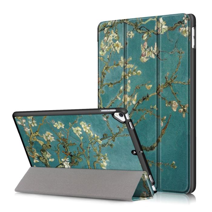 Bild 1, iPad 10.2 2019/2020/2021 Fodral Tri-Fold Peach Blossom