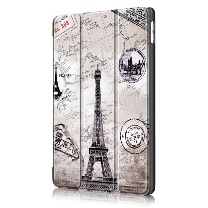 Bild 4, iPad 10.2 2019/2020/2021 Fodral Tri-Fold Eiffeltornet