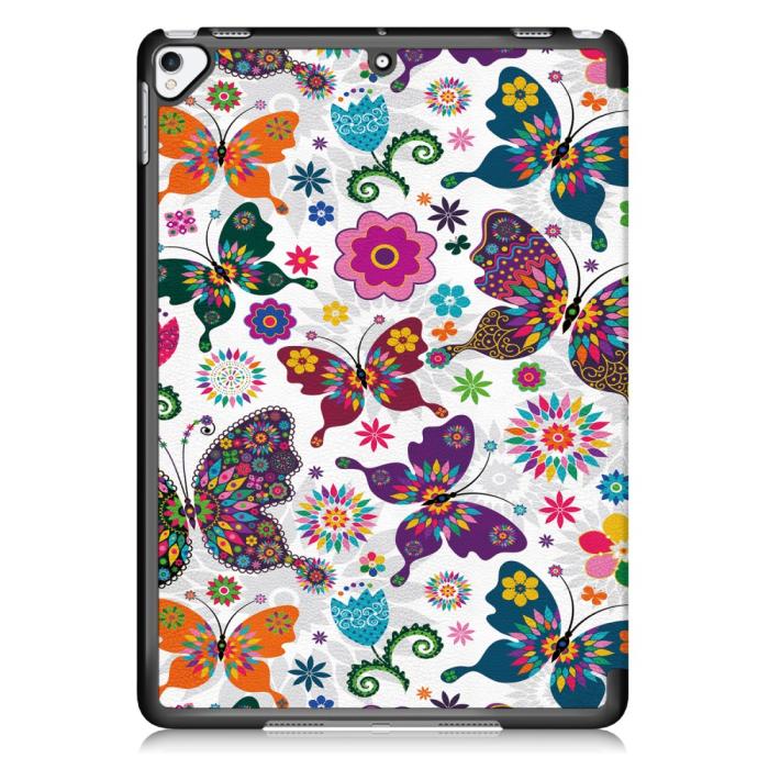 Bild 3, iPad 10.2 2019/2020/2021 Fodral Tri-Fold Fjärilar