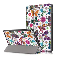 iPad 10.2 2019/2020/2021 Fodral Tri-Fold Fjärilar