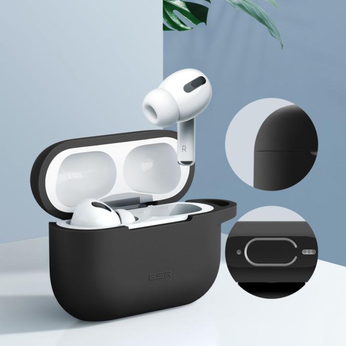 Bild 2, ESR Apple AirPods Pro 1/2 Skal Bounce Svart