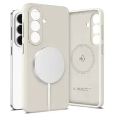 Tech-Protect Galaxy S26 Skal MagSafe Silicone Cosmic Latte