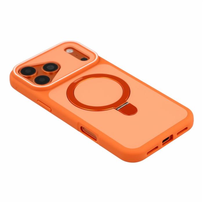 Bild 4, iPhone 18 Pro Max/17 Pro Max Skal MagSafe Stativ Orange