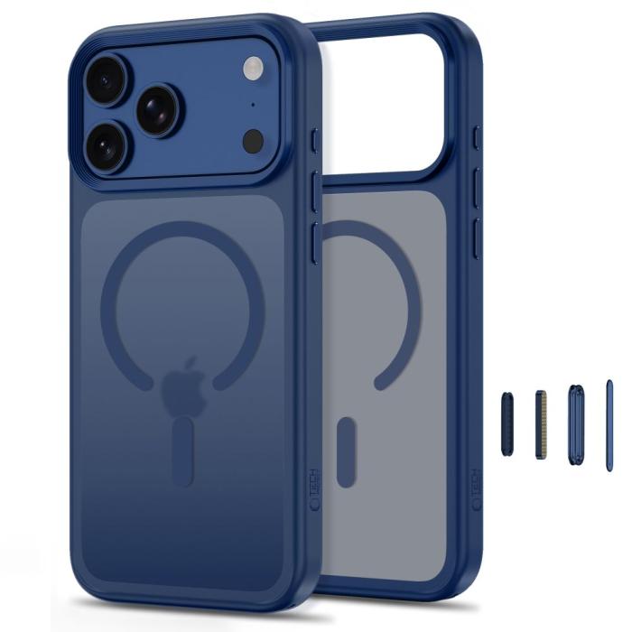 Bild 3, Tech-Protect iPhone 18 Pro/17 Pro Skal MagSafe MagMat CC Blå