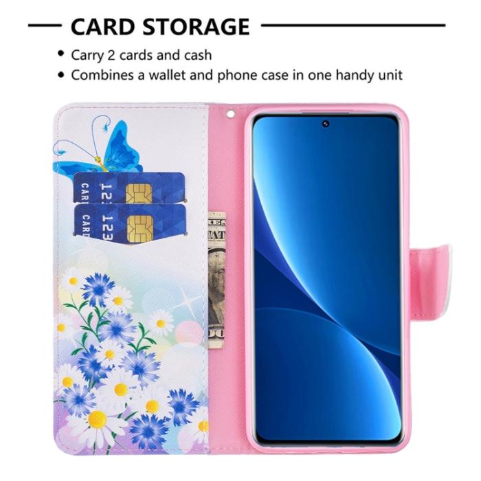 Bild 5, Xiaomi 12 Pro Fodral Med Tryck Sommarblommor