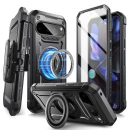 Supcase Google Pixel 9/9 Pro Skal MagSafe Unicorn Beetle Pro Svart