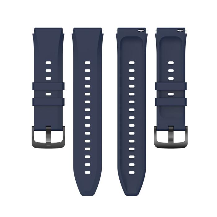 Bild 6, Silikon Armband Smartwatch (22 mm) Mörk Blå