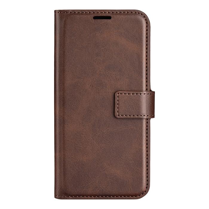 Bild 2, Motorola Moto G71 Fodral Solid Läder Brun