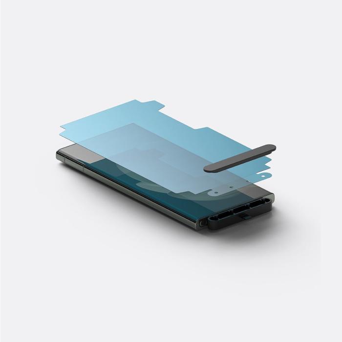 Bild 2, Ringke Galaxy S23 Ultra 2-PACK DualEasy Skärmskydd