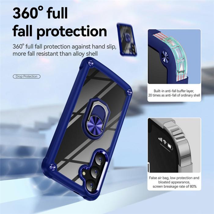 Bild 5, Samsung Galaxy S26 Skal Shockproof Ring Hybrid Blå