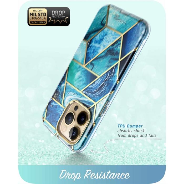 Bild 4, Supcase iPhone 14 Pro Max Skal Cosmo Ocean Blue