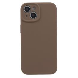 iPhone 15 Plus Skal Liquid Silikon Khaki