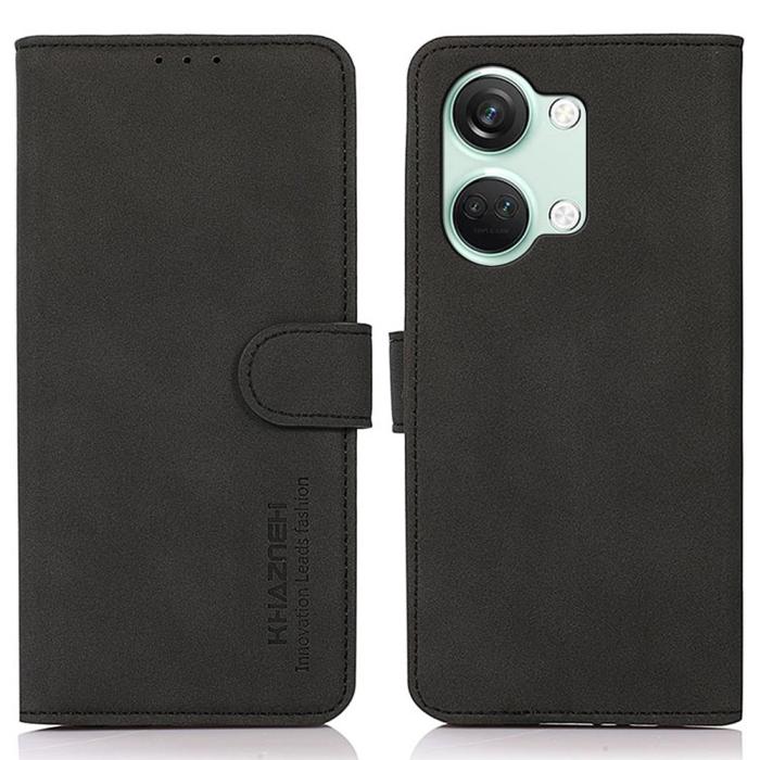 Bild 1, KHAZNEH OnePlus Nord 3 5G Fodral Retro Läder Svart