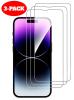 3-Pack iPhone 14 Plus Sk&auml;rmskydd i H&auml;rdat glas